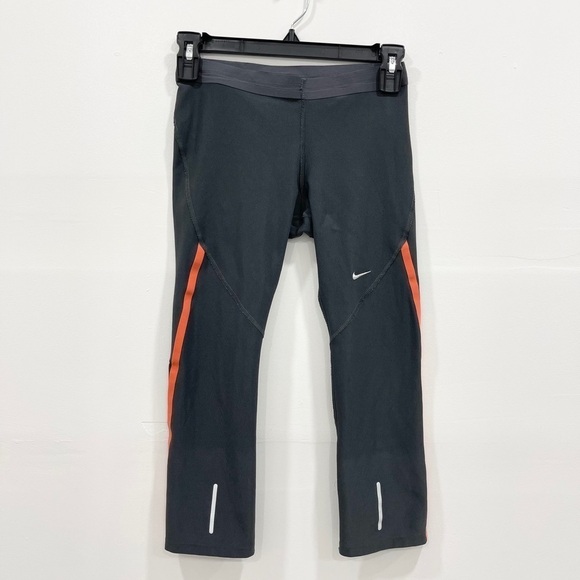 Nike DriFit Race Day Capri Workout Legging Crop XS - Picture 1 of 11